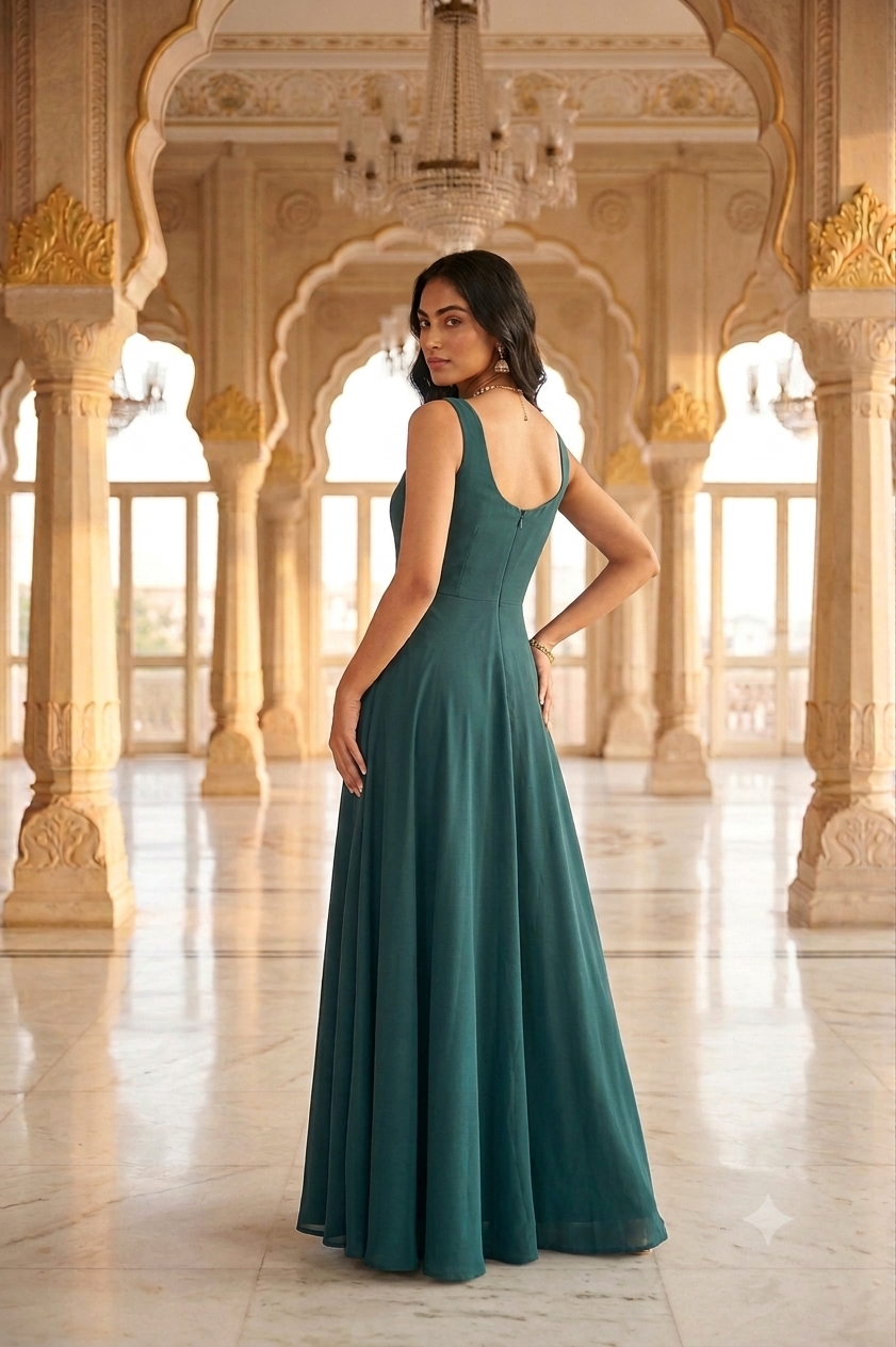 Emerald Grace Gown