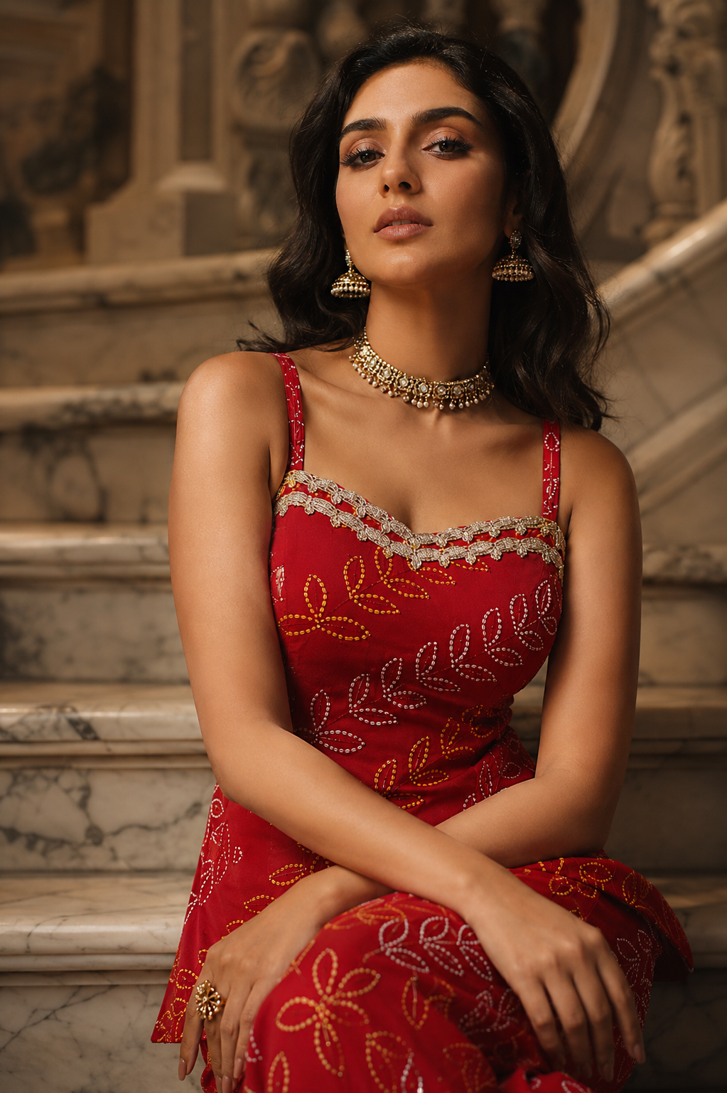 Ruby Rhapsody Indo-Western Set